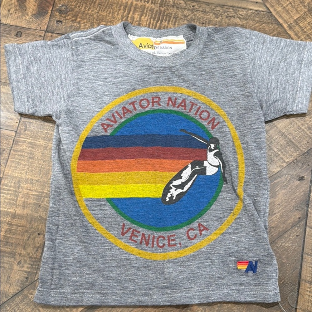 Aviator nation kids tee